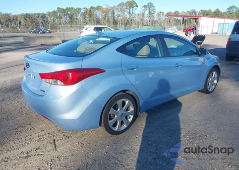 2012 Hyundai Elantra Limited (Ulsan Plant) from USA, damaged, VIN KMHDH4AE8CU215226